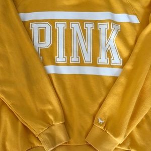 VS Pink pullover crew sweatshirt large